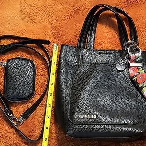 Steve Madden Black Women's Bag Set